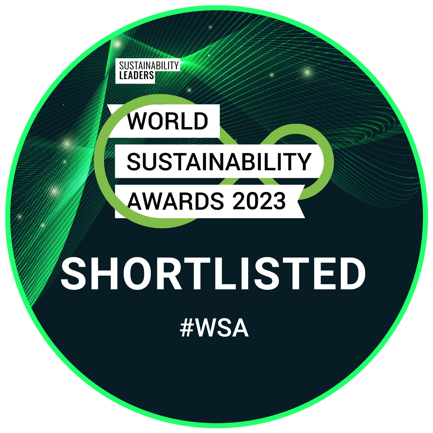 Wir sind World Sustainability Award Finalist!